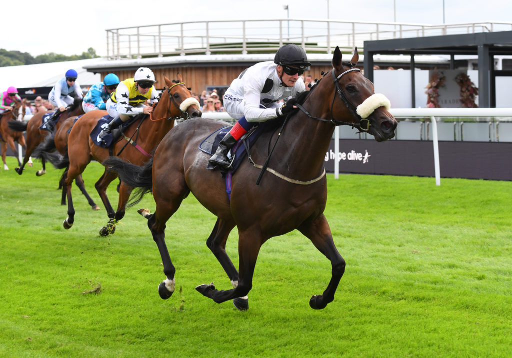 Judicial and Callum Rodriguez winning The listed Children's Air Ambulance Queensferry Stakes at Chester